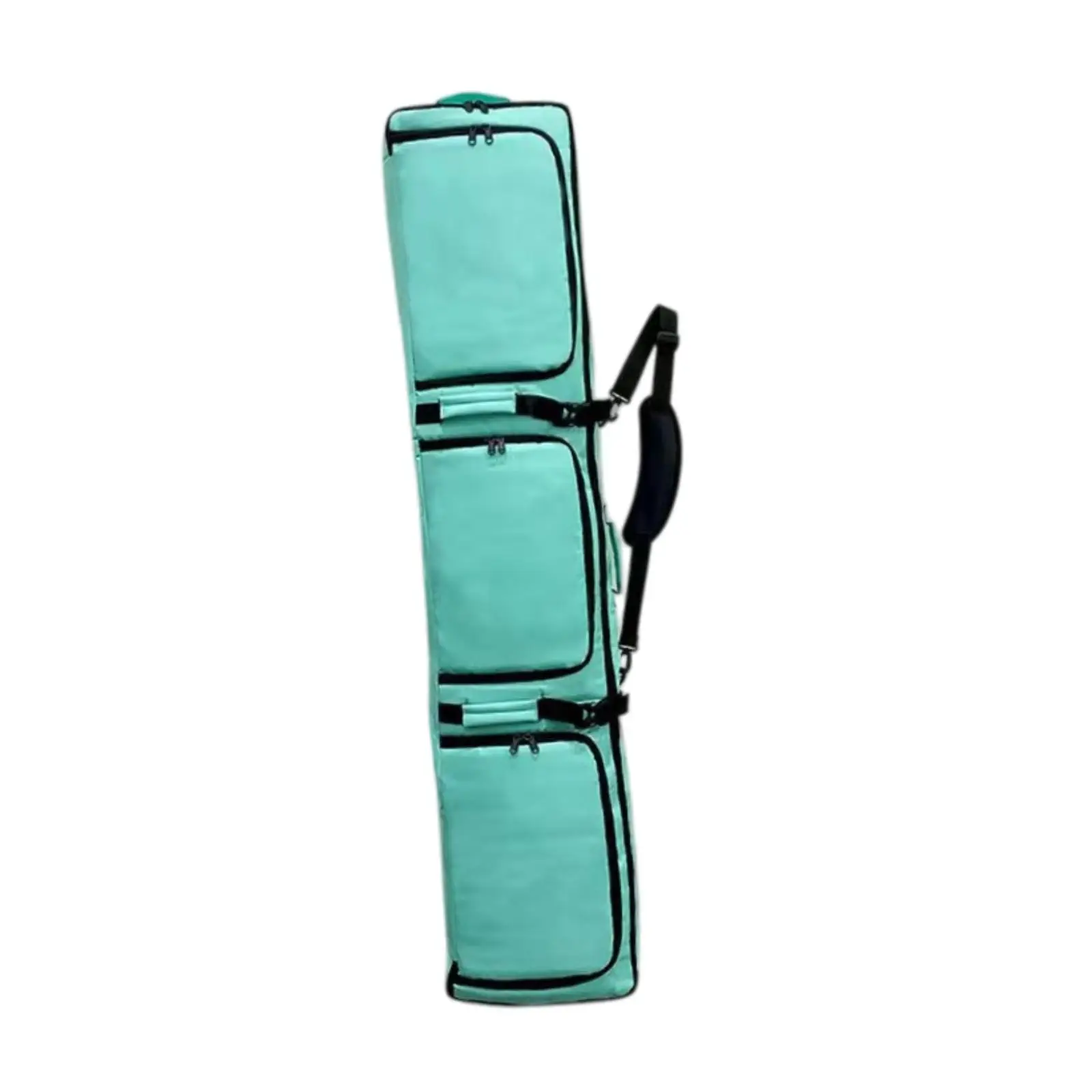 Snowboard Sleeve Wheeled Waterproof Adjustable Shoulder Straps Carry Case Pouch Ski Bag for Snowboarding Winter Sports Outdoor