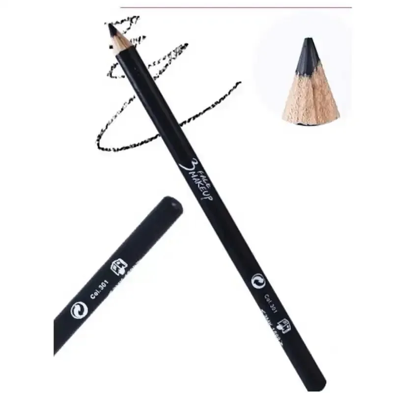 Waterproof Eyeliner Pencil Professional Pigment Easy Wearing Brown Black Color Gel Eye Liner Pen Eye Beauty Makeup Cosmetics eyeliner pencil