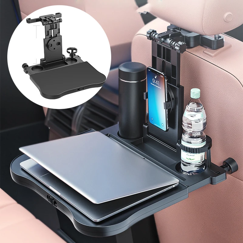 

Car Small Table Board Steering Table Cup Multifunctional Dinner Plate Writing Office Computer Laptop Stand Car Trunk Organizer
