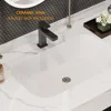40 Inch Modern Wall Mounted Bathroom Vanity with Ceramic Sink. Quick Assembly Solid Wood Floating Bathroom Vanity Cabinet 6