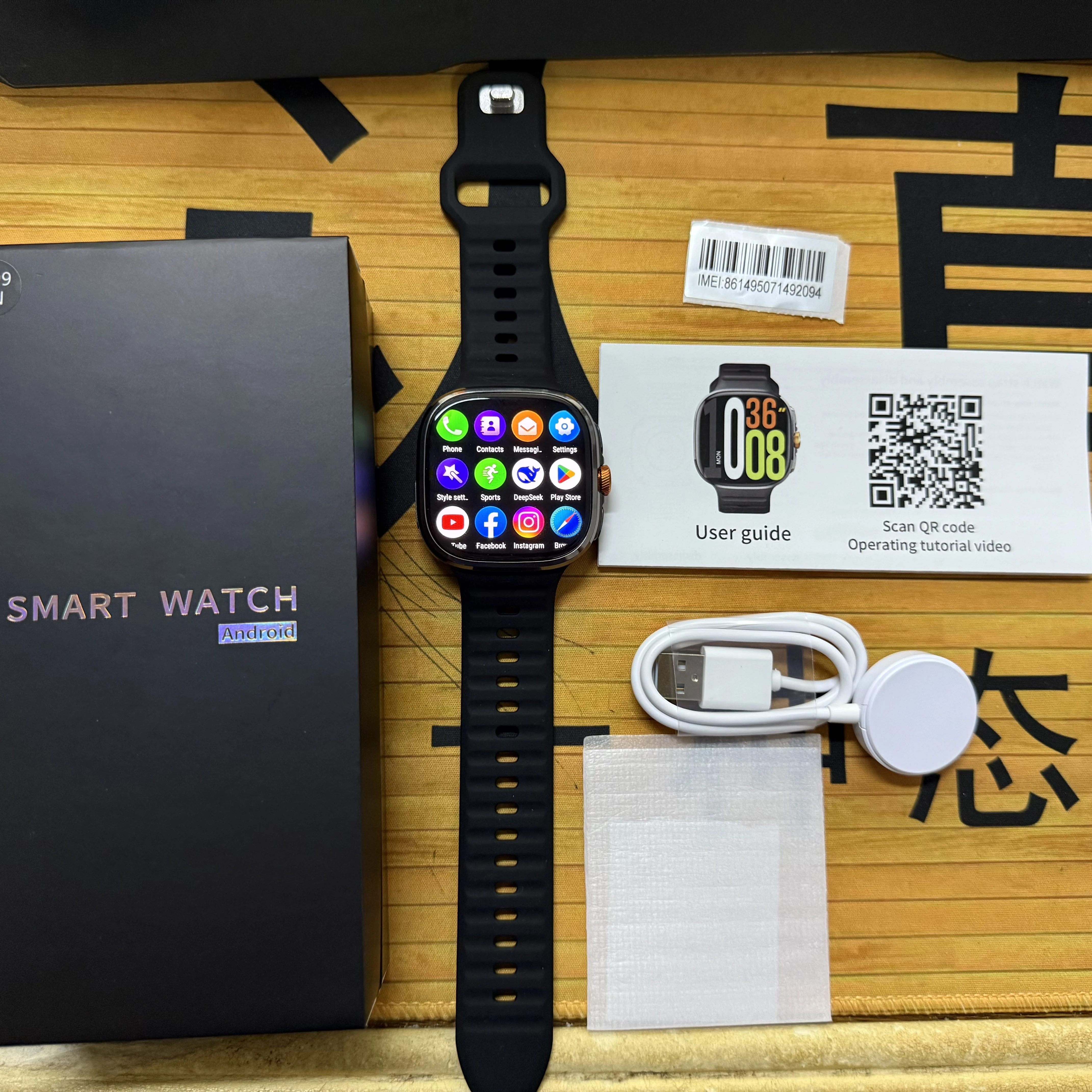 M99 안드로이드 스마트워치 2.4인치 AMOLED 5G LTE 스마트워치, 900만 화소 회전식 카메라, GPS, WIFI, SIM 카드 슬롯, NFC, 앱 스토어 탑재