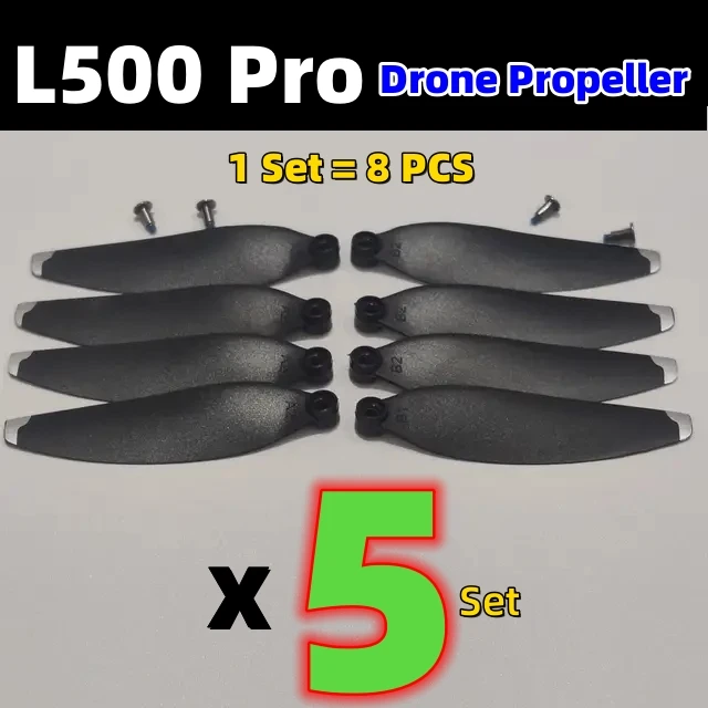 JHD LYZRC L500 Pro Drone Propeller Blades L500 Pro Spare Propellers Max Accessories Parts Blade
