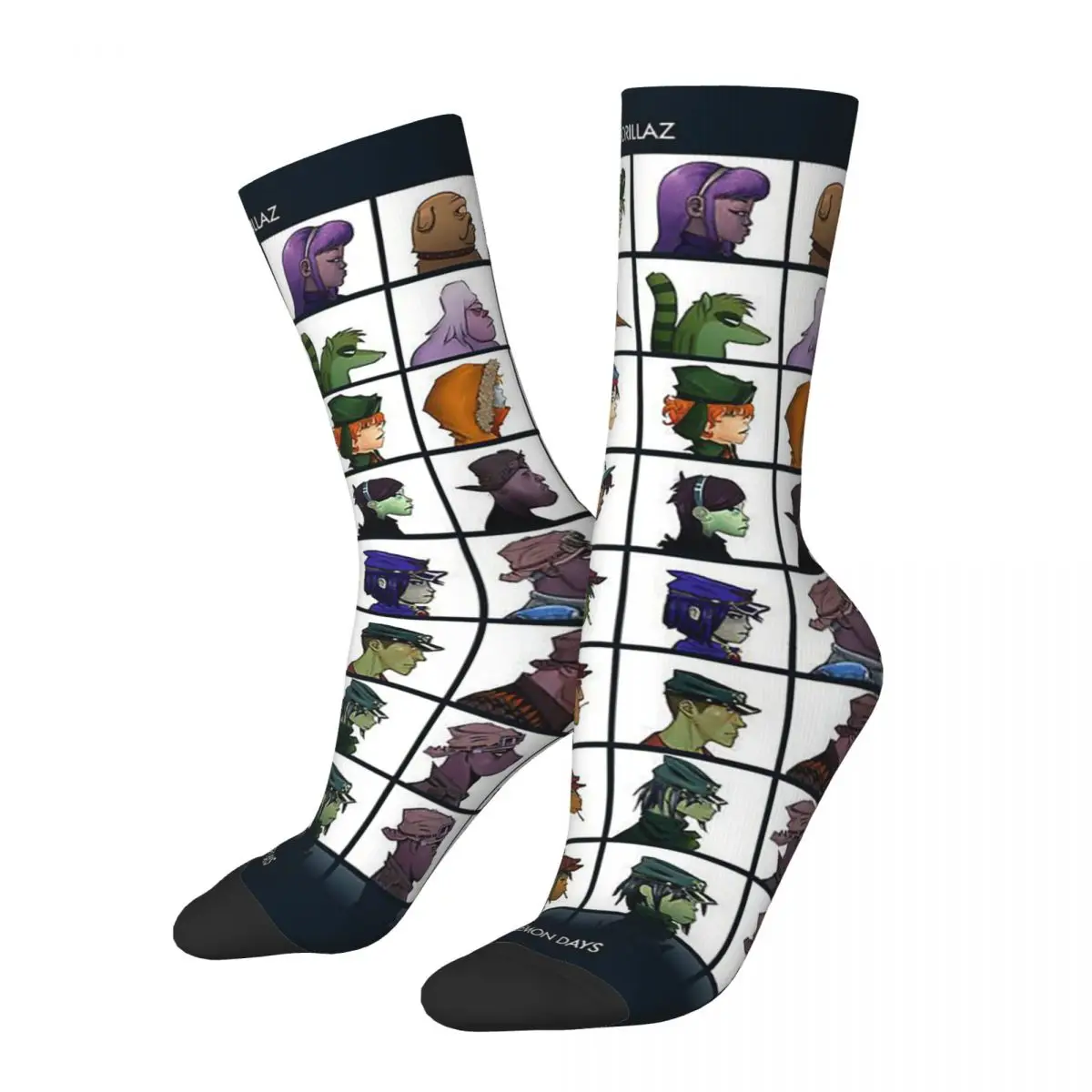 

Music Band Gorillaz Demon Days Socks Men Women Polyester Casual Socks Harajuku Spring Summer Autumn Winter Socks Gifts