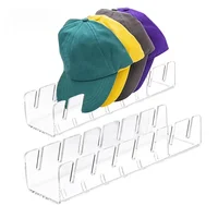 Acrylic Cap Storage Rack With Slots Baseball Cap Display Stand Cap Storage Container Household Storage Organization For Bedroom 1