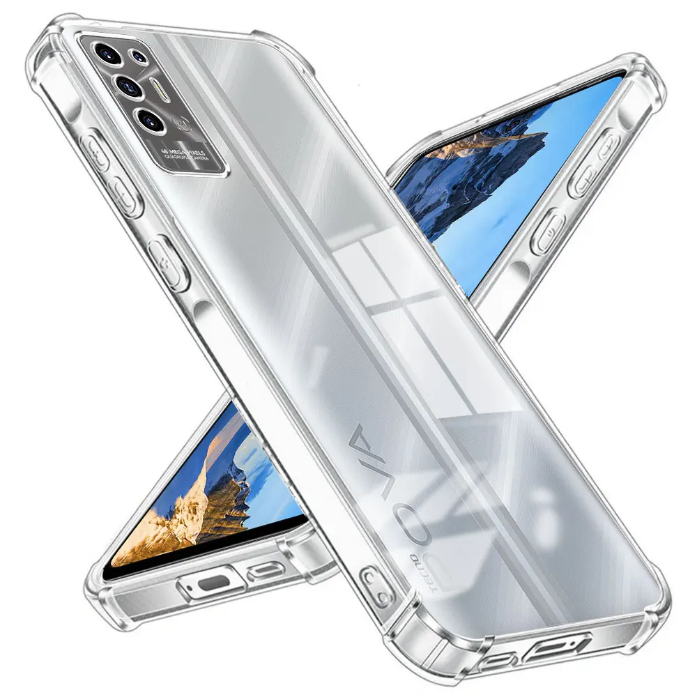 Enhanced Phone Case - Airbag Shockproof Transparent TPU Soft Silicone Protective Cover