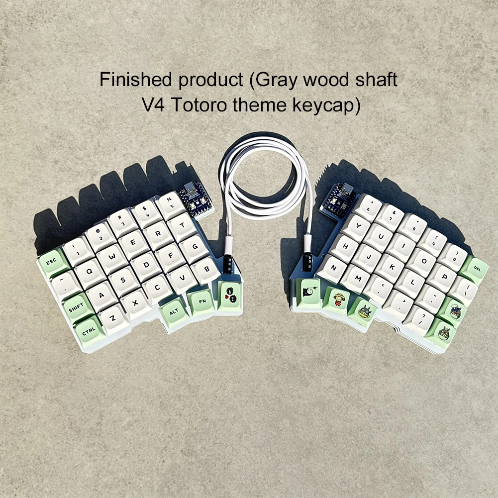 Silakka54 Wired Split Keyboard DIY QMK/VIAL Programmable Gaming Keyboard Hot Swap Left Right Hand Keyboards PC Gamer Accessories