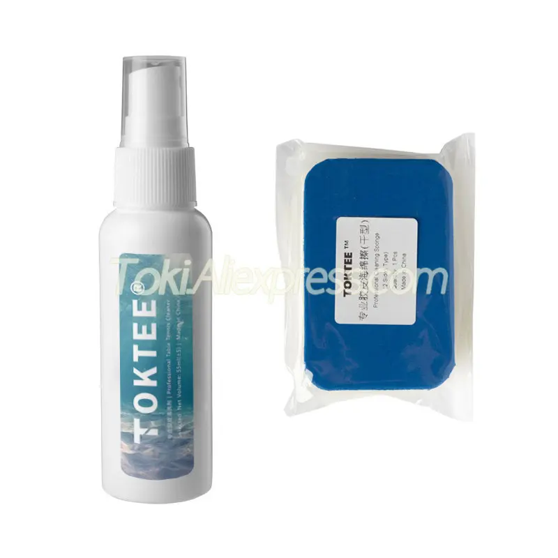 TOKTEE Professional Table Tennis Rubber Cleaning Set (Rubber Cleaner