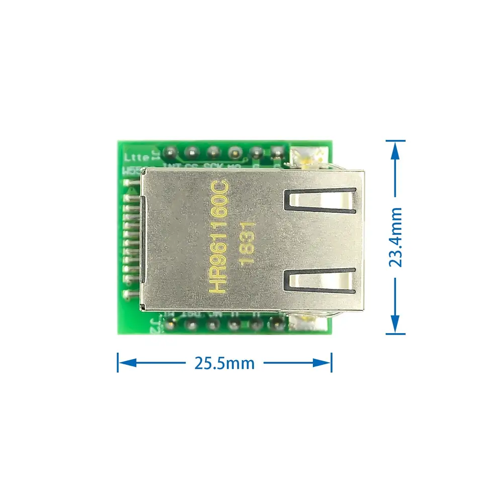 USR-ES1 W5500 Ethernet Network Module Hardware SPI to LAN/ Ethernet TCP/ IP 51/ STM32 Microcontroller Program Over W5100 image 3
