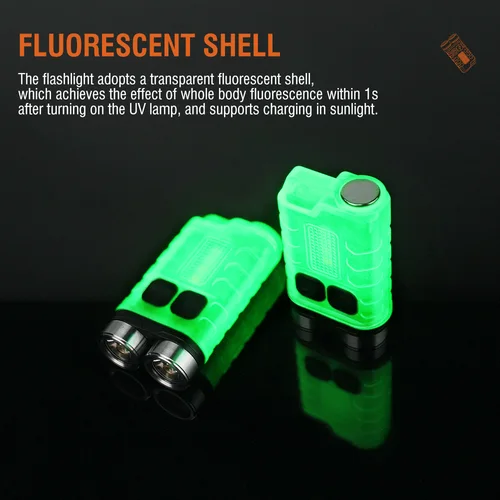 휴대용 슈퍼 브라이트 TYPE-C USB 충전 포트, 비상 작업 캠핑 조명, V3 EDC 손전등, 키체인 라이트, 900 루멘 3