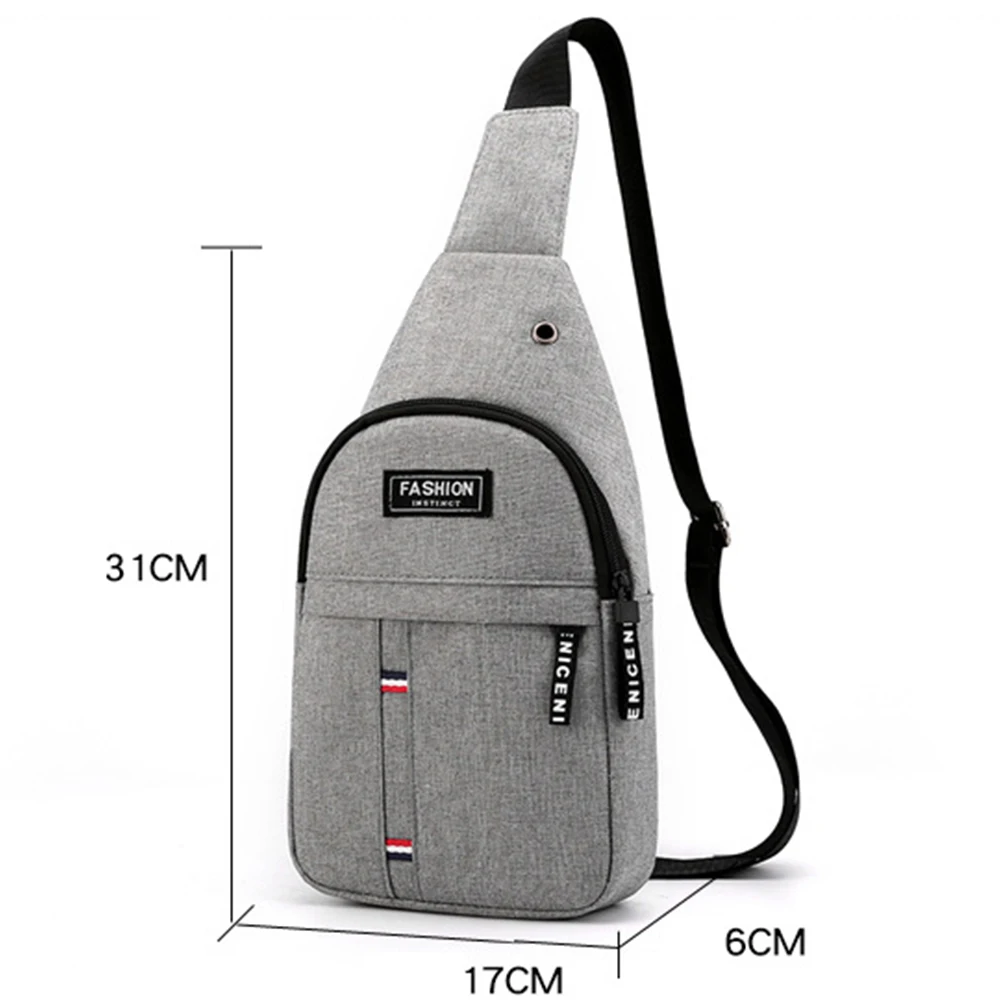 

Men Shoulder Bags Nylon Waist Pack Sling Bag Crossbody Outdoor Sport Shoulder Chest Daily Picnic Canvas Messenger Bag New