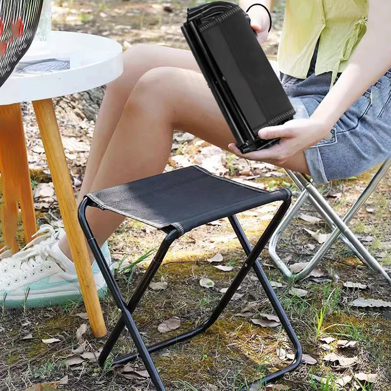 Outdoor Portable Folding Chair Collapsible Fishing Chair Foldable