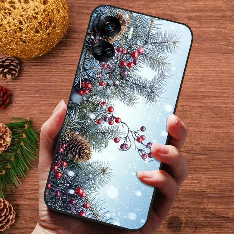 Festive Silicone Soft Case with Cute Bumper Design