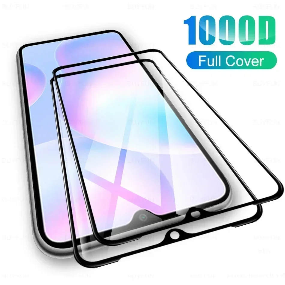 

1000D Glass Full Screen Protector Protective For Xiaomi Redmi 9C NFC Tempered Film On Xiomi Readme 9 C Redmi9 Redmi9c C9 9Cnfc