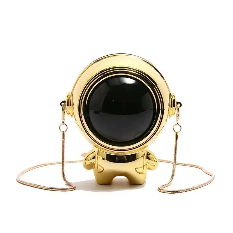 Crossbody Bag Leather Shoulder Bag Funny Acrylic Shoulder Bag Spaceman Bag New Fashion Banquet