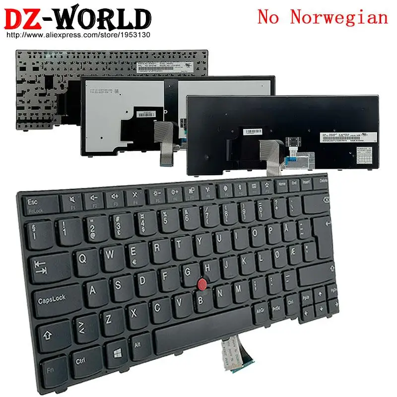 

Клавиатура норвежская для Thinkpad T440 S P T450 T450S T460 L470 L460 L450 L440 E440 E431 04Y0882 01EN528 04Y2746 01AX330