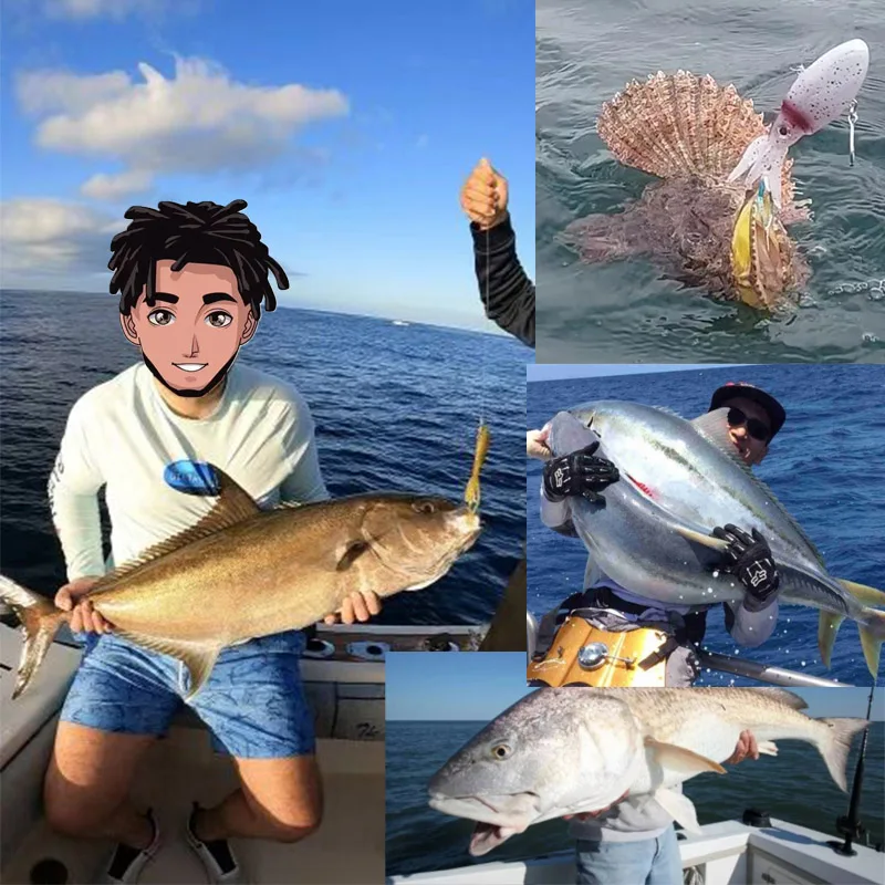 Octopus Squid Skirt Saltwater Bait 5