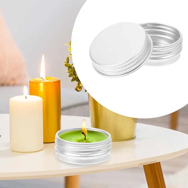Jar Cosmetics Ón Doboz Alumínium Tartályok Diy Salve Utasítható Fény Környező Teanákok - Image 4