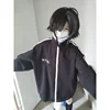 Japanese Style Stand Collar Casual Zipper Waterproof Jacket Baseball New Model Spring Autumn Fit Splicing Sports Academy Jacket