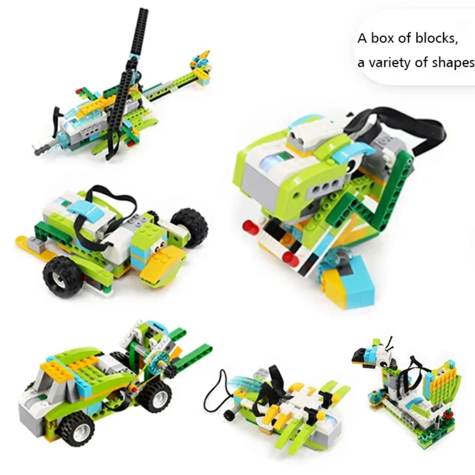 We.Do 2.0 Core Set Programmierroboter 45300 Elektronische Bausteine DIY Hightech Lernspielzeug Kindergeschenk_voghion.com
