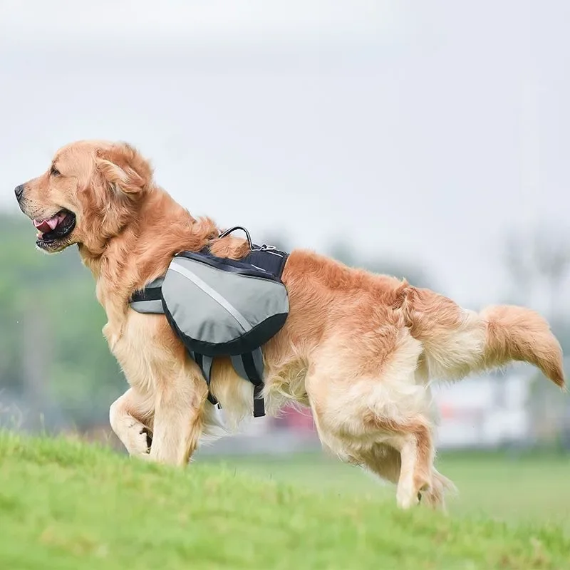 4604-39acae.jpg Mochila Oxford impermeable para perros, arnés fluorescente duradero, alforja