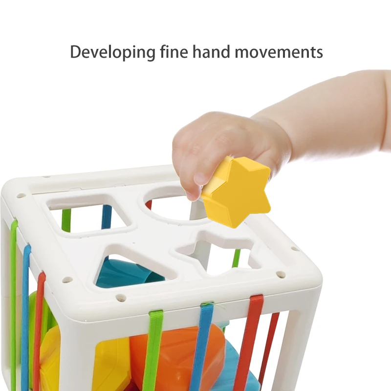 Children's Cube Matching Color Block Sports Hand Eye Coordination Puzzle Toy