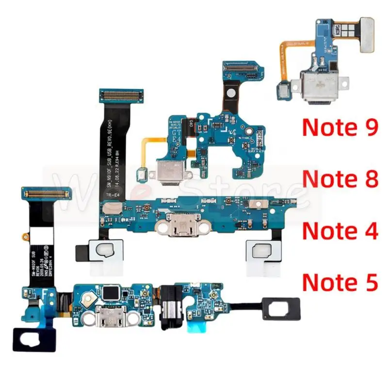 USB Charger Dock Connector Flex Cable For Samsung Galaxy Note 4 5 8 9 N950F N950N N950U N960F N960N N960U charger cable charger port flex charger port charger charging port flex cable connector flex cable replacement charger flex parts charger flex cable charger port flex cable charging port flex cable replacement