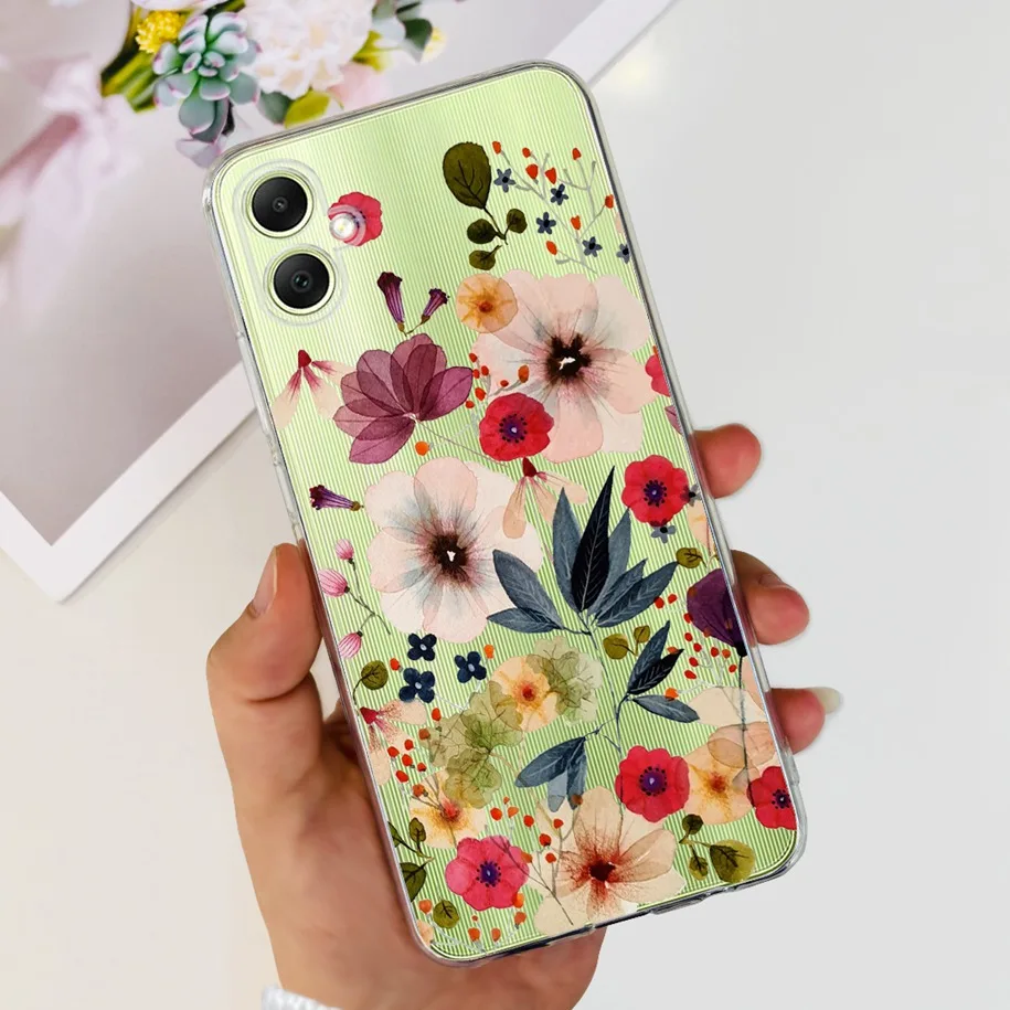 Fashion Butterfly Soft Silicone Back Cover Case for Samsung Galaxy A05/A05S (2023)