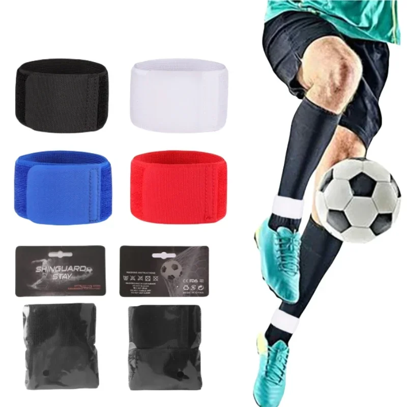 Shin Guard Fixed Bandage Tape Fastener Adjustable Elastic Shinguard Fixing Strap for Soccer Football Cycling Leg Shin Pad soccer shin guards shin guard pads