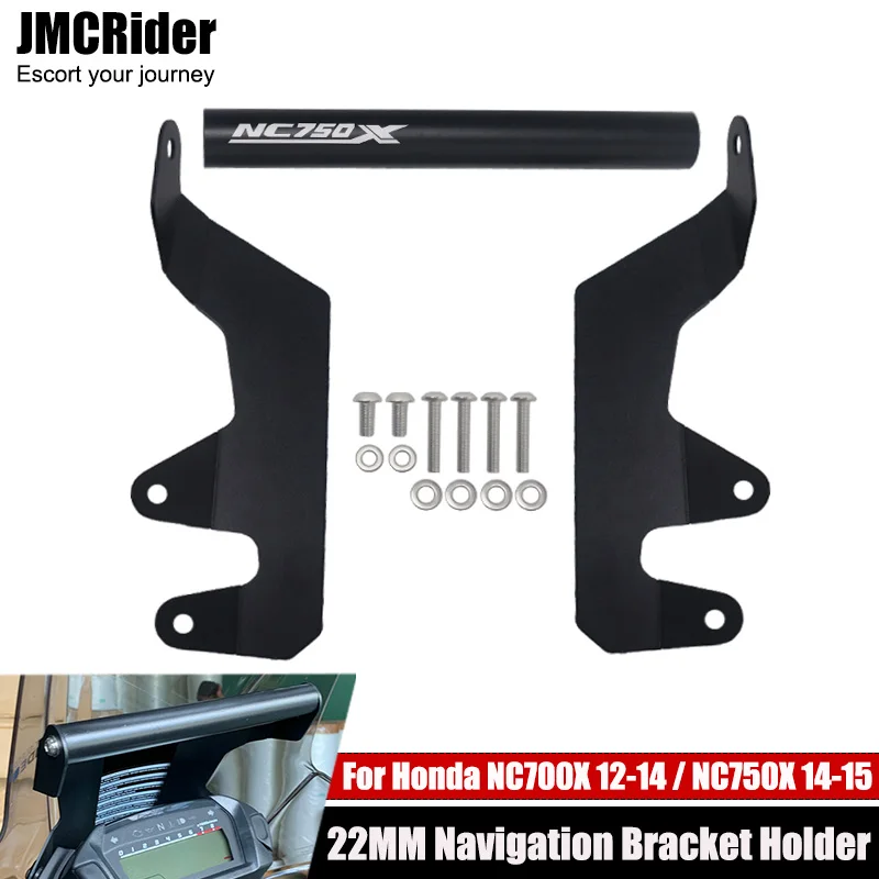 Motorfiets Telefoon Houder Stand GPS Navigatie Plaat Beugel Accessoires Voor H&onda NC750X 2015 NC700X 2012 2013 2014 NC 750X/ 700X (Color : Phone Holder