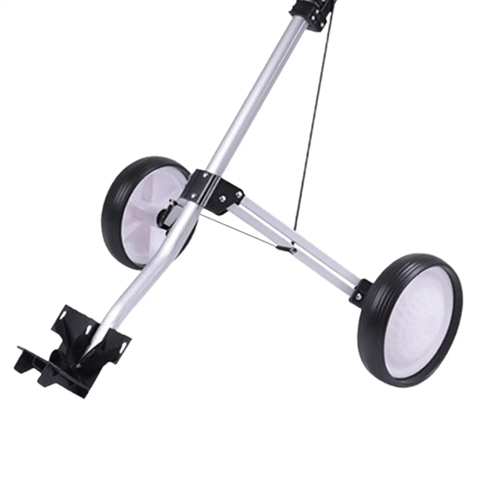 Golf Push Cart Lightweight with Scoreboard Foldable Aluminum Alloy Caddy Cart for Training Women Men Outdoor Golfers Golf Clubs