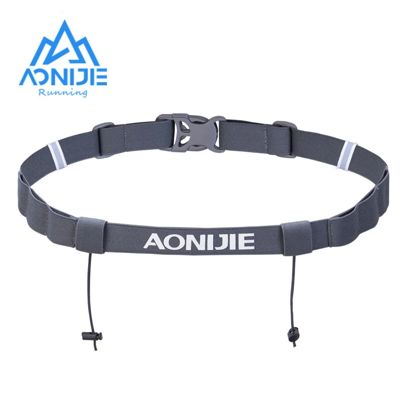 Sports pockets belts unisex triathlon marathon race number with gel holder running cloth outdoor