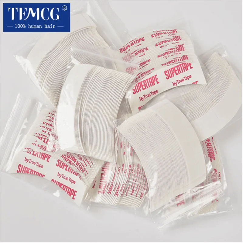 Waterproof Hair Tape Double Side Adhesive 36pcs Supertape for Lace Wig Toupee Replacement