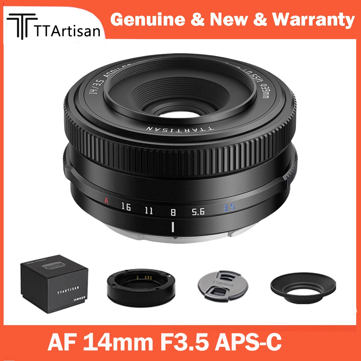 TTArtisan AF 14mm F3.5 APS-C プライムカメラレンズ Sony Eマウント