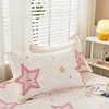 100% Cotton New Printed Cartoon Bed Sheet King Size Bed Cover Beautiful Cheap Three Piece Set Full Bed Sheet with  Pillowcases 5