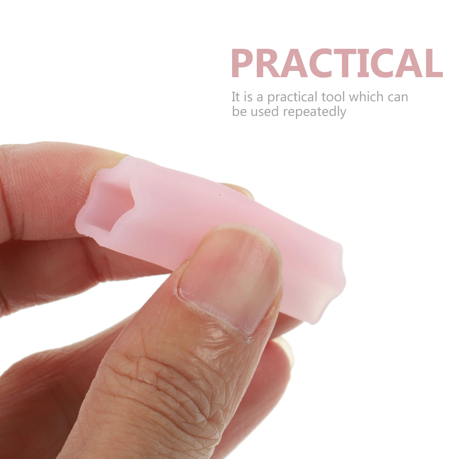 4pcs Nipper Cover Protective Sleeve for Nail Cuticle Scissors Manicure Pedicure Tools kits Dead Skin Scissor (Pink+ Rose Red) 5