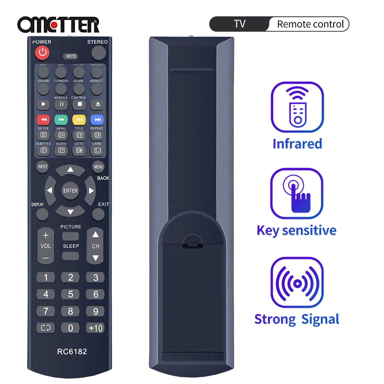 Nuovo Originale Rc6182 Per Telecomando Teac Tv Muslimatexmuslimb Lcdv3255