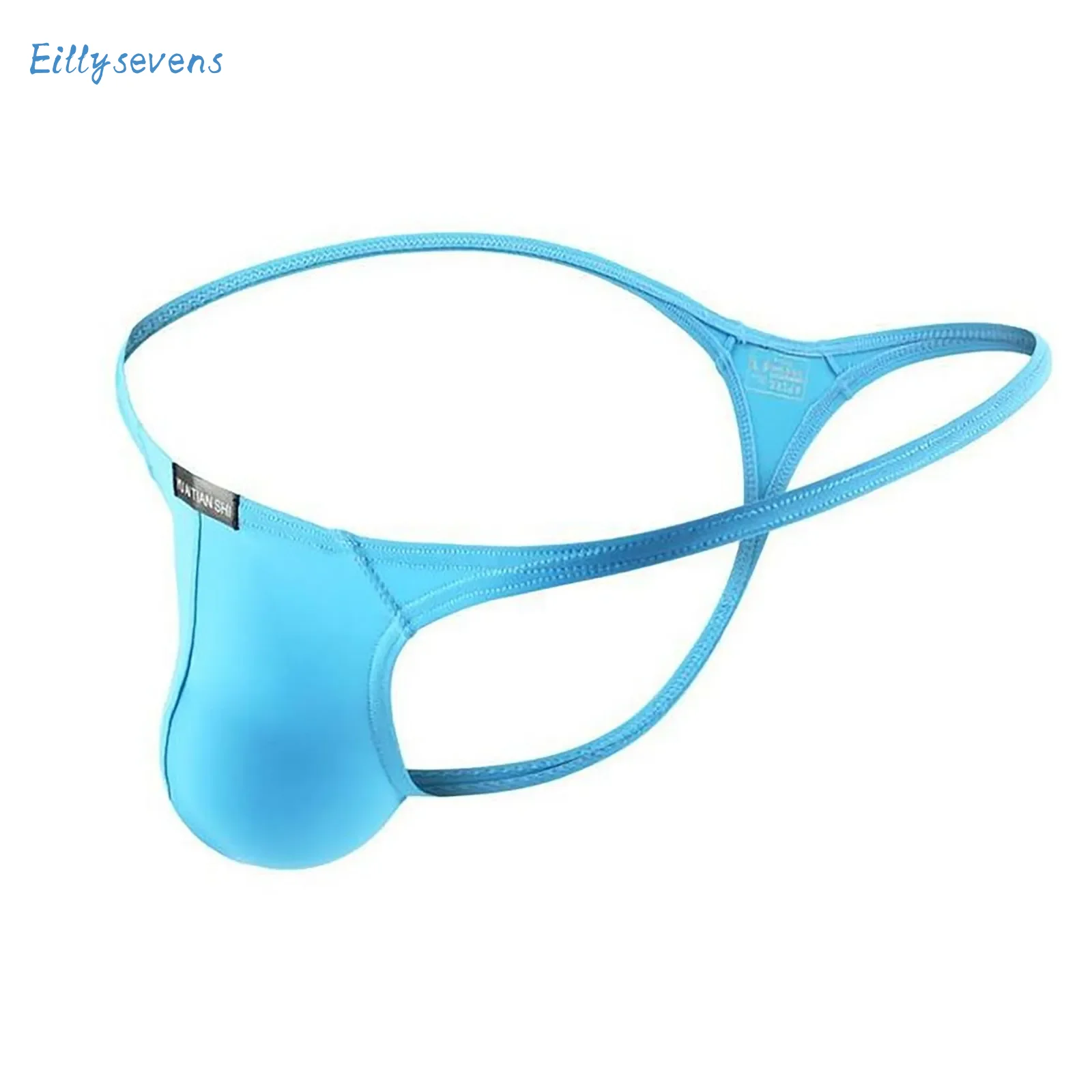 

Стринги мужские однотонные с низкой посадкой, пикантное удобное дышащее нижнее белье с разделением пуль, пикантные трусики-танга с открытой спиной