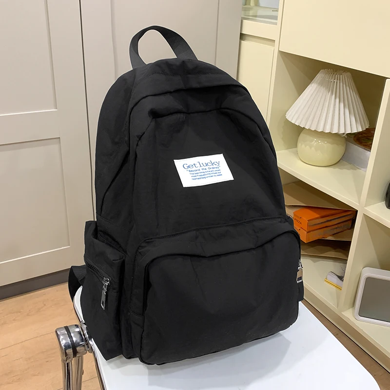 Men's and women's leisure travel bags, campus large capacity backpacks, backpacks, city camping leisure travel storage bags