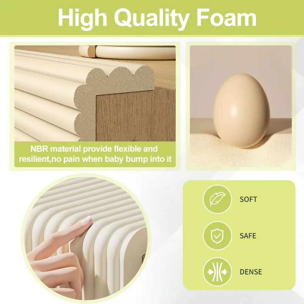 2m Desk Edge Guard Strip Baby Safety Soft Wall Corner Protector Thickend Self Adhesive Anti Collision Cushion