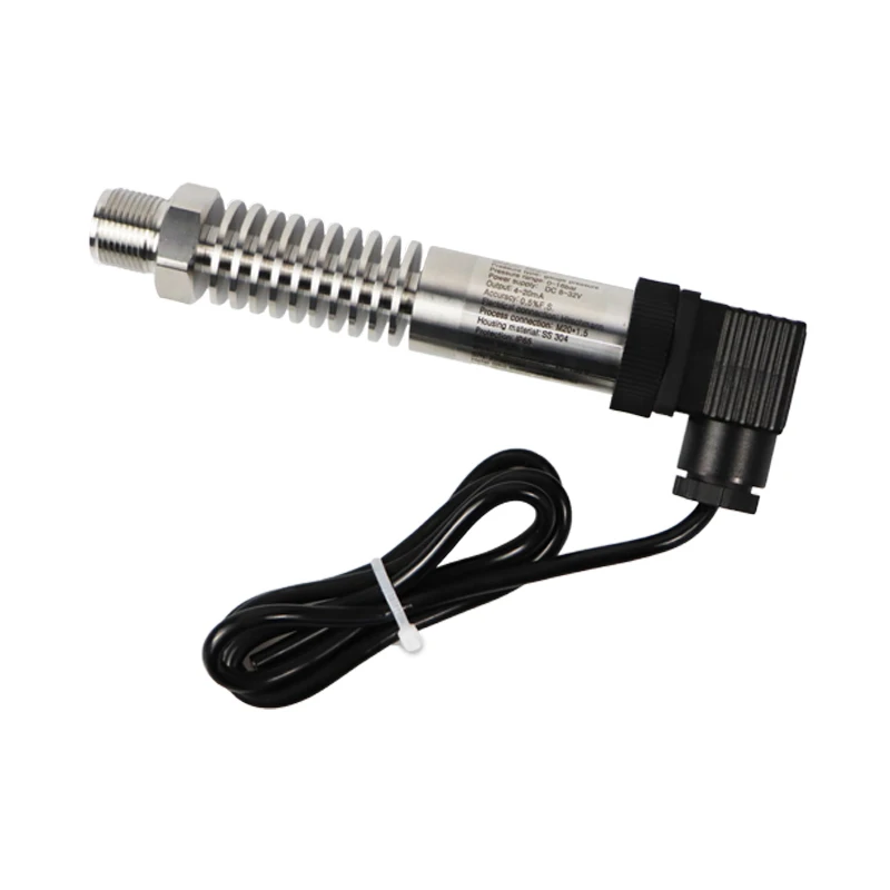 10Bar 0-10V High Temperature Pressure Transmitter For Vapor Steam 304 Stainless Steel DC 24 V