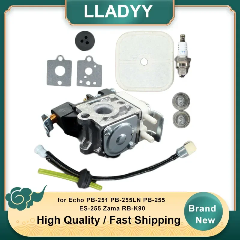 High Quality Carburetor Kit for Echo PB-251 PB-255LN PB-255 ES-255 Zama RB-K90 carburetor rebuild kit fit stihl ts410 ts420 saws rep zama rb 151 oregon 49 913