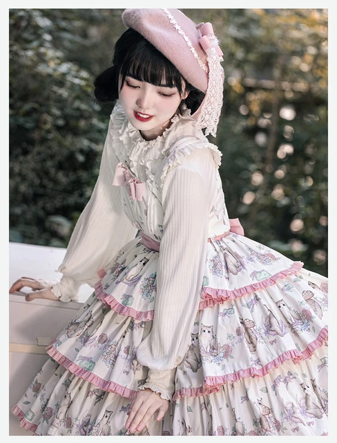 Kawaii Pink Sweet Cat Claw Style Lolita Set Loli Jsk Cape Spring Summer  Cute Girls Fashion Japanese Sexy Tea Party Outfit - AliExpress