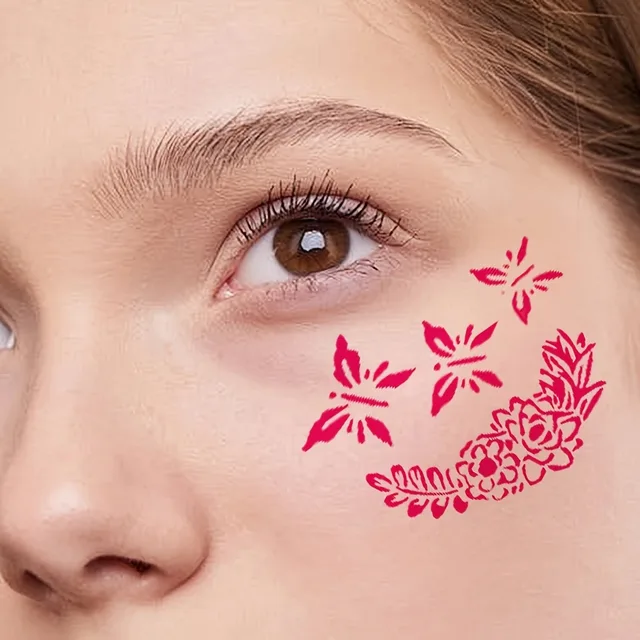 Reusable PET Face Painting Stencils 5