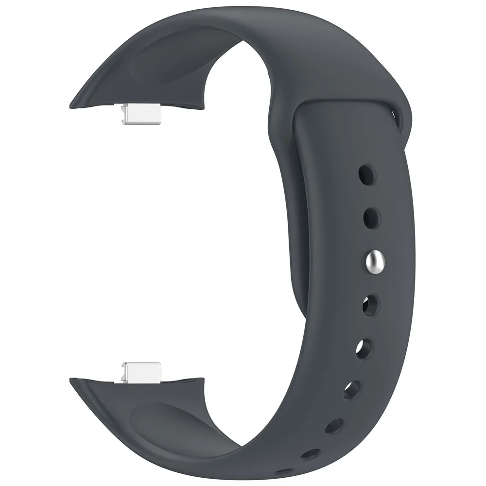 Enhanced Silicone Wristband Strap for Smartwatch, Single Color Replacement