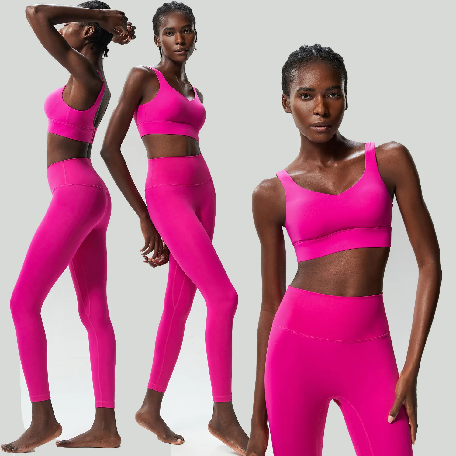 Fitness Yoga Set Women Gym Suit Running Sportswear Workout Clothes sports bra set,gym workout set,yoga set,fitness set,sportswear set,sports set