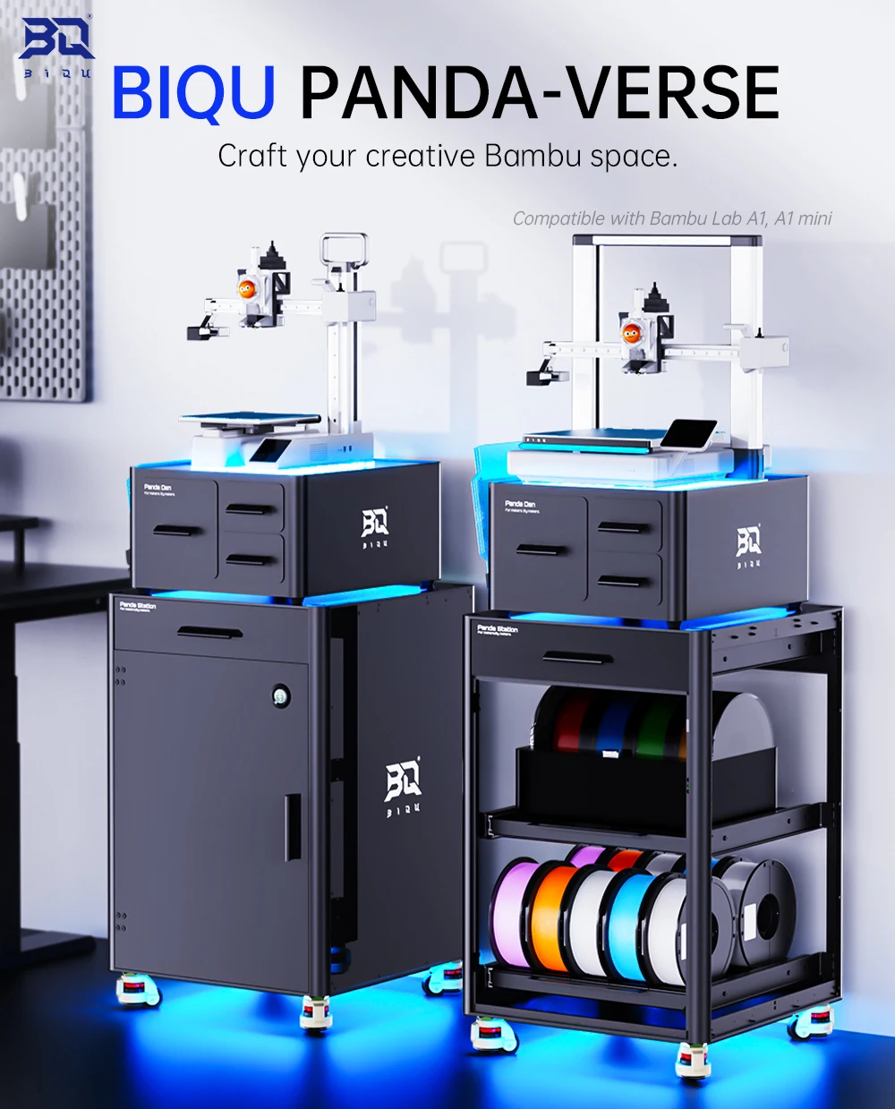 For Bambu Lab A1, A1 mini Bambu Space Expansion PANDA-VERSE Waste