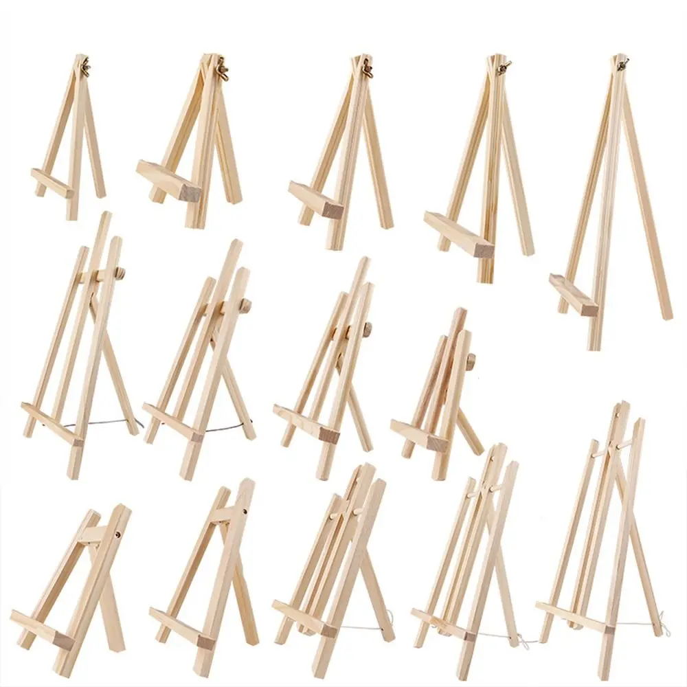 1pc Wood Artist Tripod Painting Easel For Photo Painting Postcard