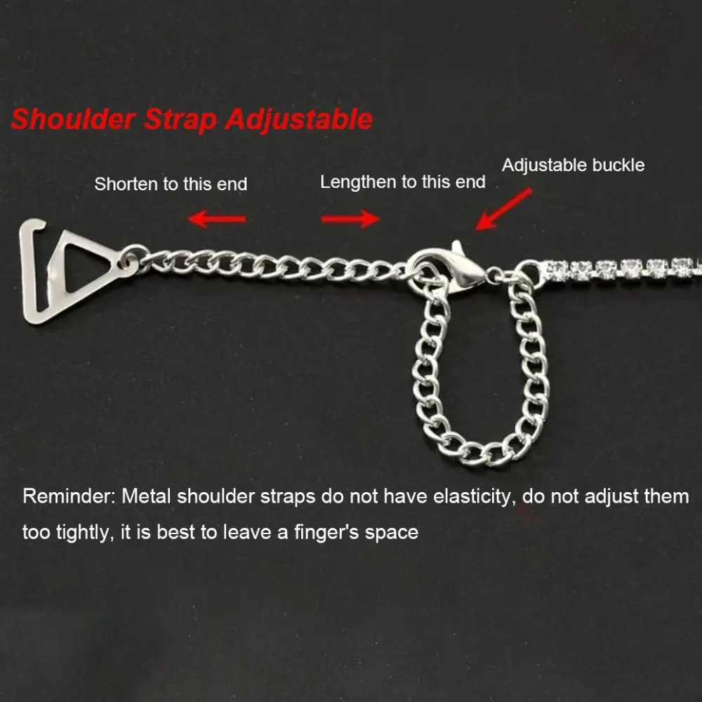 Elegant Non-Slip Adjustable Pearl Bra Straps