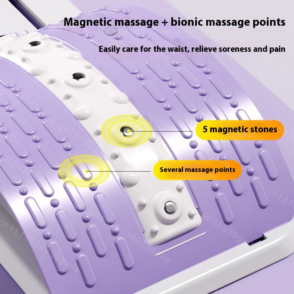 Back Stretcher Airbag Lumbar Neck Support Spine Pain Relief for Posture Correction Waist Muscle Relax Cervical Massager
