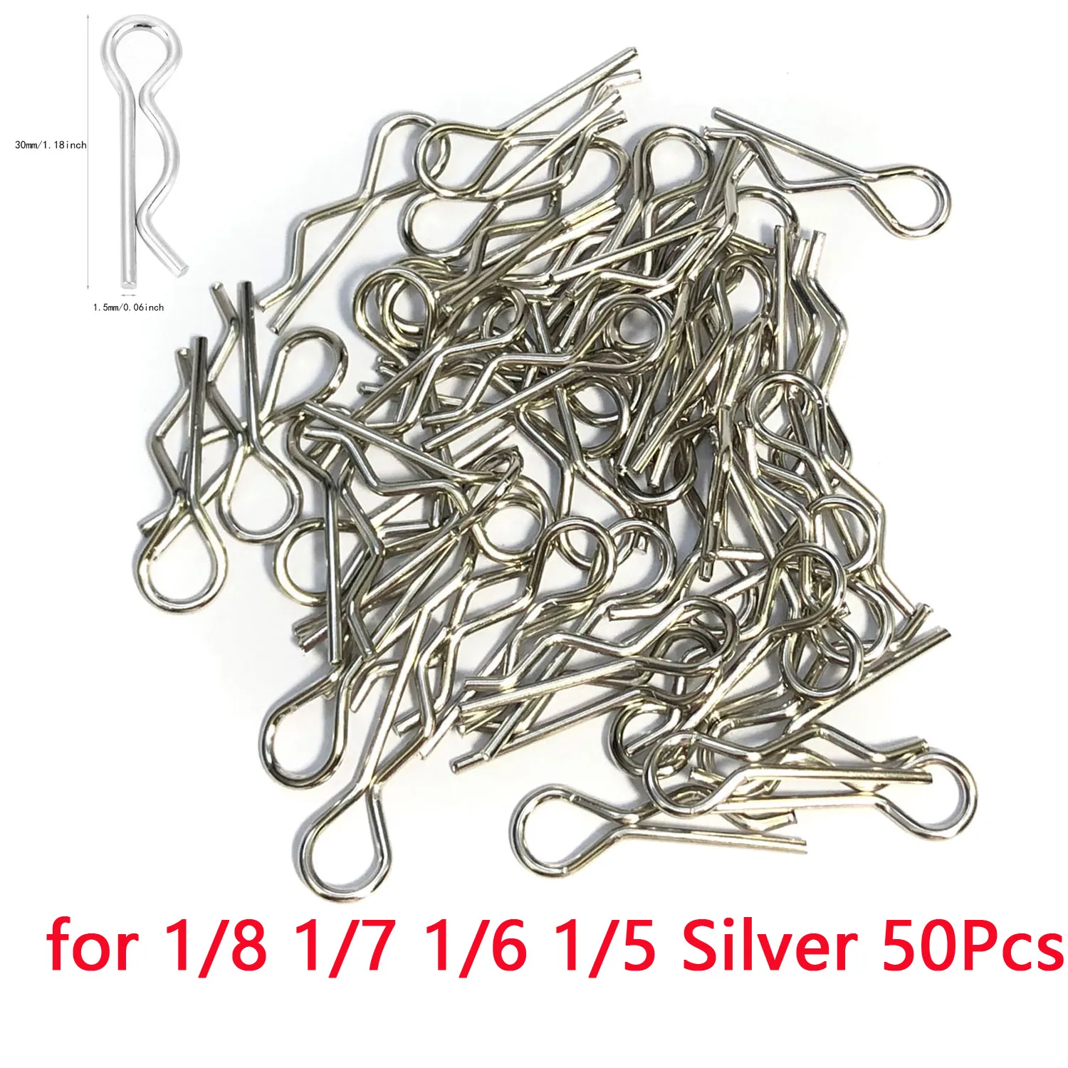 50Pcs YSIDO RC Auto Shell Körper Clips Pins R Schnallen Feste für 1/5 1/6 1/7 1/8 1/10 1/12 1/14 1/16 1/18 TRAXXAS SCX10 RC Auto Teile – Detail 13